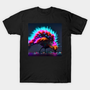 Colorful Peacock Version 2 T-Shirt